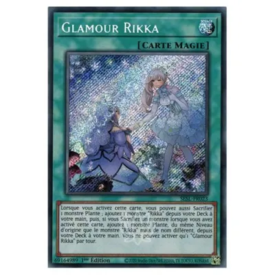 Carte Yu-Gi-Oh! : Glamour Rikka 1ére Edition (SESL-FR023) Secret Rare occ