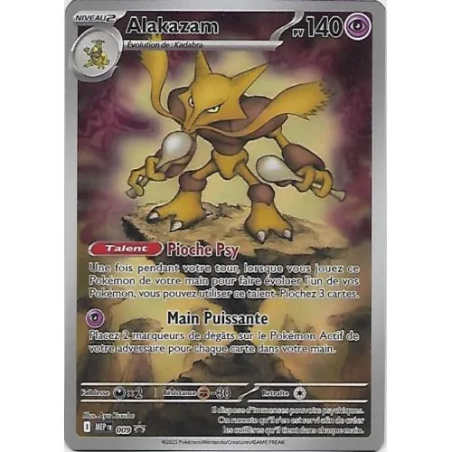 Carte Pokémon : Alakazam (MEP 009) Near Mint occ