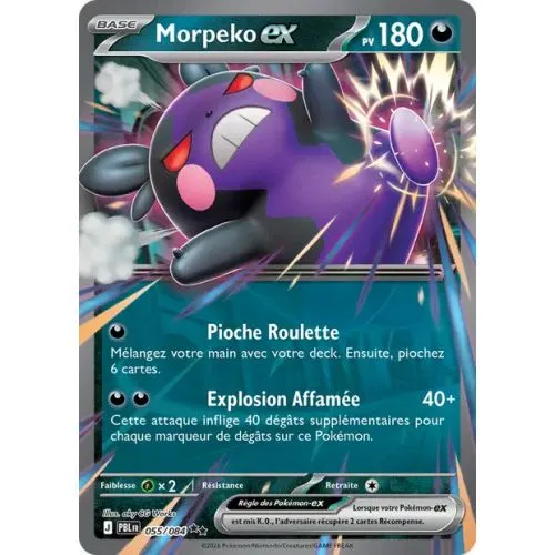 Carte Pokémon : Morpeko ex (PBL 055) Near Mint occ