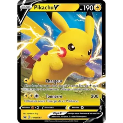 Carte Pokémon : Pikachu V (SWSH 061) Near Mint occ