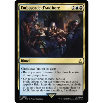 Carte Magic : Embuscade d'Auditore (ACR 295 R) Near Mint occ