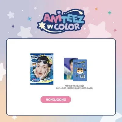 Ateez (Hongjoong) : JJOONGrami ANITEEZ Mini Photobook (ANITEEZ IN COLOR) NEUF