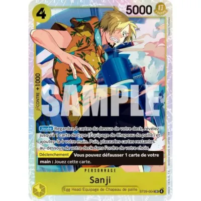 Carte One Piece : Sanji (ST29-004) (V.1) Near Mint occ