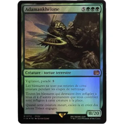 Carte Magic : Adamankhélone (Brillante) (FIN 172 M) Near Mint occ