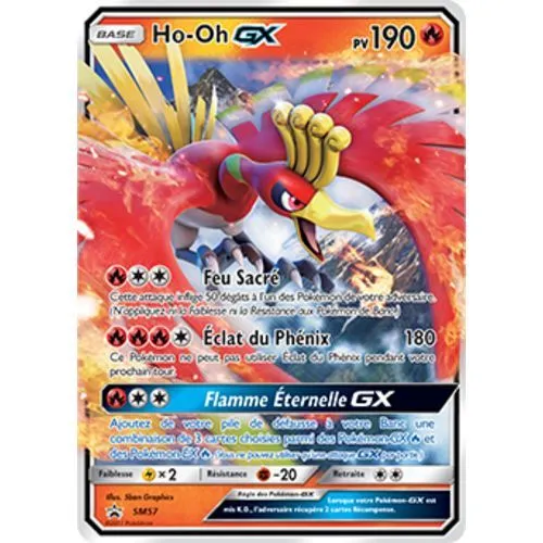 Carte Pokémon : Ho-Oh GX (SM 57) Near Mint occ