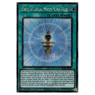 Carte Yu-Gi-Oh! : Force d'Astral Magie-Rang-Plus 1ère Edition (MP24-FR035) Secret Rare Quart de siècle occ