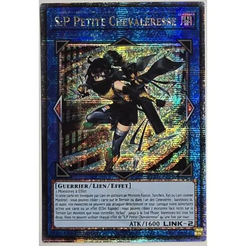 CARTE YU-GI-OH! : S:P Petite Chevaleresse 1ère Edition (AGOV-FR046) Quarter Century Secret Rare OCC