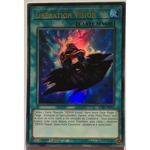 Carte Yu-Gi-Oh! : Libération Vision 1ère Édition (BLHR-FR011) Ultra Rare occ