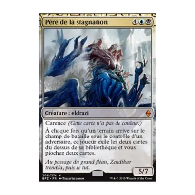 Carte Magic : Père de la stagnation (BFZ 206 M) Near Mint occ