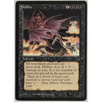 Carte Magic : Hellfire (LEG 105) Light Played occ