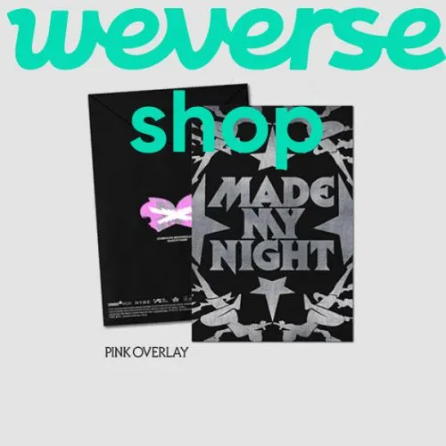 LE SSERAFIM (Weverse Shop) : Made My Night (Pink Overlay COMPACT Ver. 2nd Single Album) Neuf sous blister