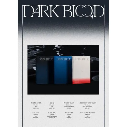 ENHYPEN : DARK BLOOD (HALF VER. 6TH MINI ALBUM) OCC – Image 2