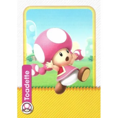 Carte Super Mario n°54 (Toad & Toadette Card) occ