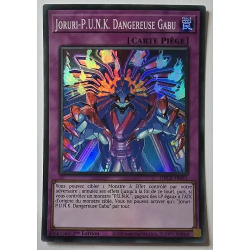 Carte Yu-Gi-Oh! : Joruri-P.U.N.K. Dangereuse Gabu 1ère Édition (GRCR-FR011) (Super Rare) occ