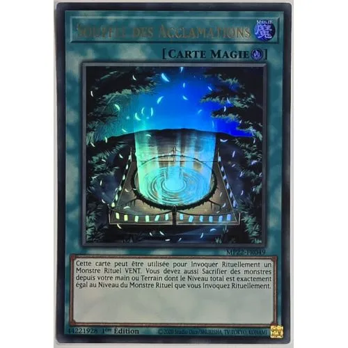 CARTE YU-GI-OH! : SOUFFLE DES ACCLAMATIONS (MP22-FR049) ULTRA RARE OCC