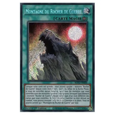 Carte Yu-Gi-Oh! : Montagne du Rocher de Guerre (BLVO-FR000) Secret Rare occ