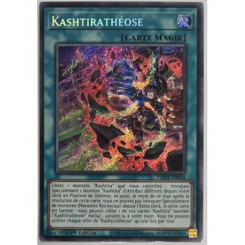 Carte Yu-Gi-Oh! : Kashtirathéose 1ère Edition (PHHY-FR058) (Secret Rare) occ