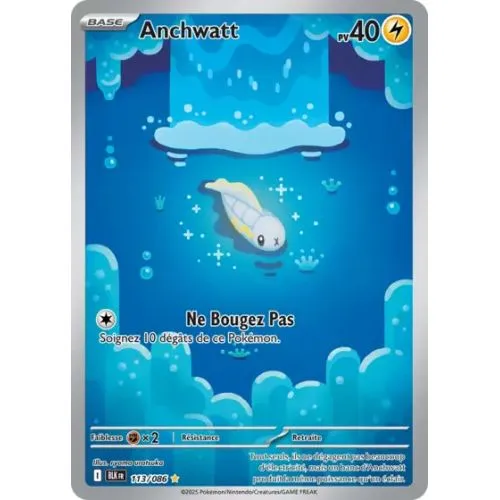 Carte Pokémon : Anchwatt (BLK 113) Near Mint occ