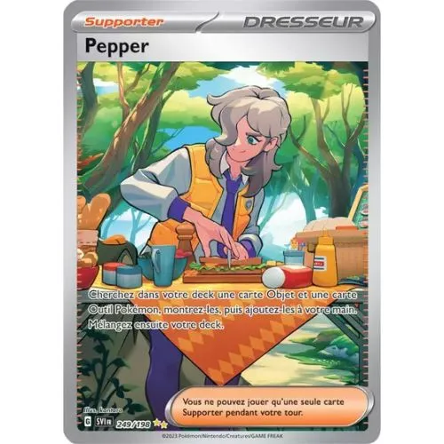 Carte Pokémon : Pepper (SVI 249) (Near Mint) occ