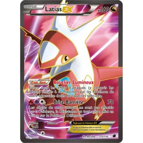 Carte Pokémon : Latias EX (PLF 112) (Played) occ