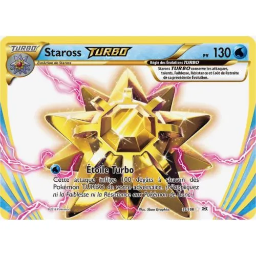 Carte Pokémon : Staross TURBO (EVO 32) (Excellent) occ