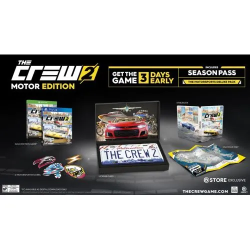 THE CREW 2 : EDITION COLLECTOR (MANQUE STICKERS) (EUR)