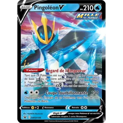 CARTE POKEMON : PINGOLEON V (SWSH108) (MINT) OCC