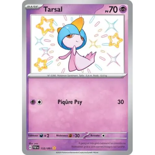 Carte Pokémon : Tarsal (PAF 153) (Mint) occ
