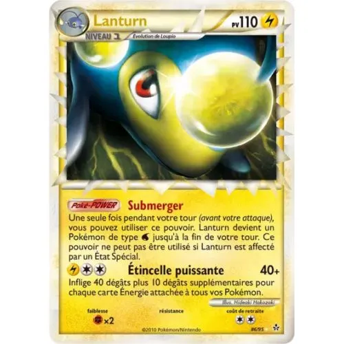 Carte Pokémon : Lanturn (UL 86) (Played) occ