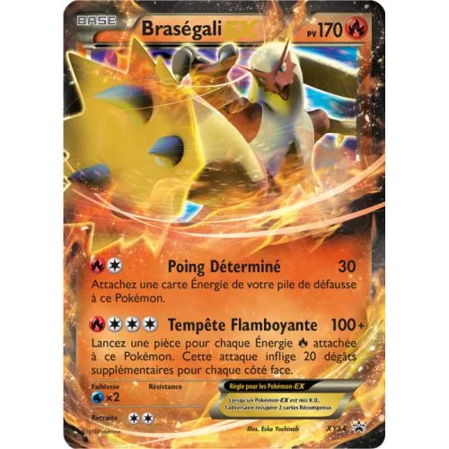 Carte Pokémon : Braségali EX (XYPR 54) (Excellent) occ