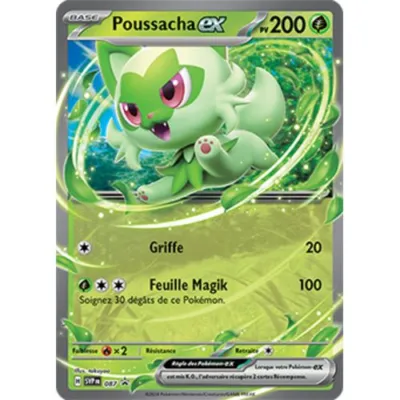 Carte Pokémon : Poussacha ex (SVP 087) Near Mint occ