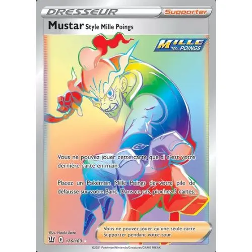 Carte Pokémon : Mustar Style Mille Poings (BST 176) (Mint) occ