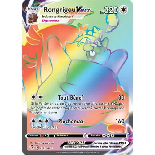 Carte Pokémon : Rongrigou VMAX (FST 272) Near Mint occ