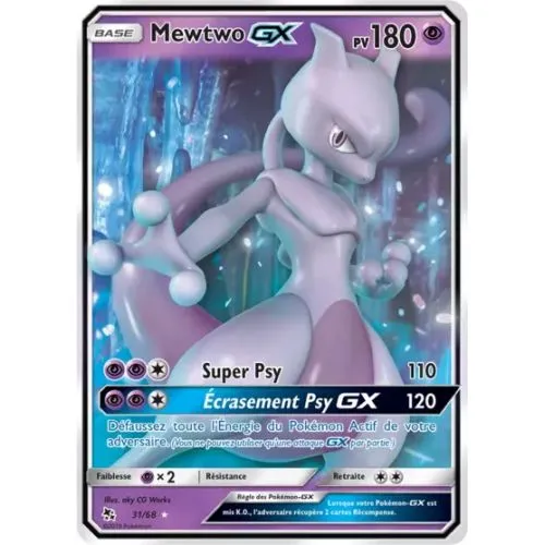 Carte Pokémon : Mewtwo GX (HIF 31) Near Mint occ