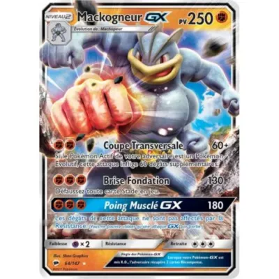 Carte Pokémon : Mackogneur GX (BUS 64) (Light Played) occ