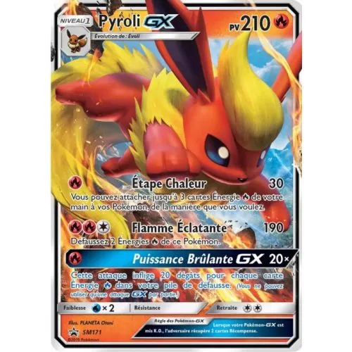 Carte Pokémon : Pyroli GX (SM 171) (Near Mint) occ