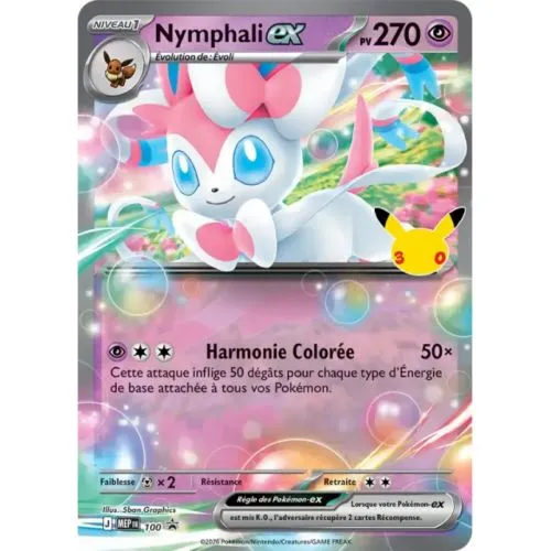Carte Pokémon : Nymphali ex (MEP 100) Near Mint occ
