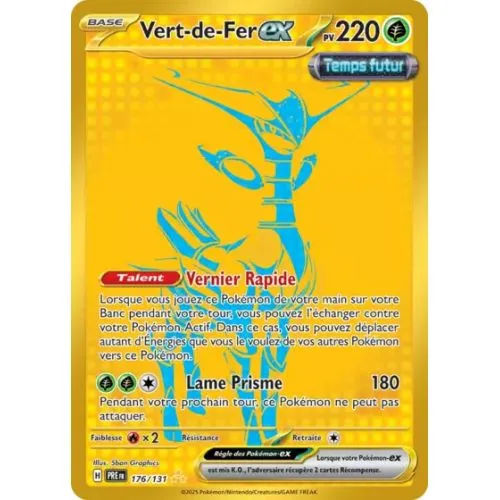 Carte Pokémon : Vert-de-Fer ex (PRE 176) (Near Mint) occ