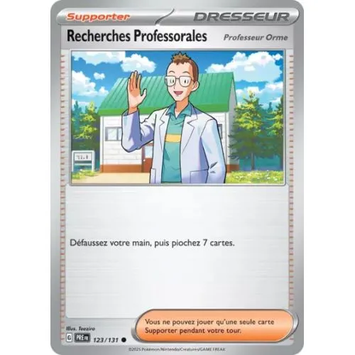 Carte Pokémon : Recherches Professorales - Professeur Orme (Reverse Pokéball) (PRE 123) occ