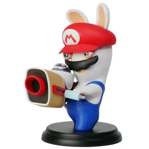 FIGURINE MARIO + THE LAPINS CRETINS KINGDOM BATTLE COLLECTOR S EDITION : MARIO 15CM (AVEC BOITE) OCC