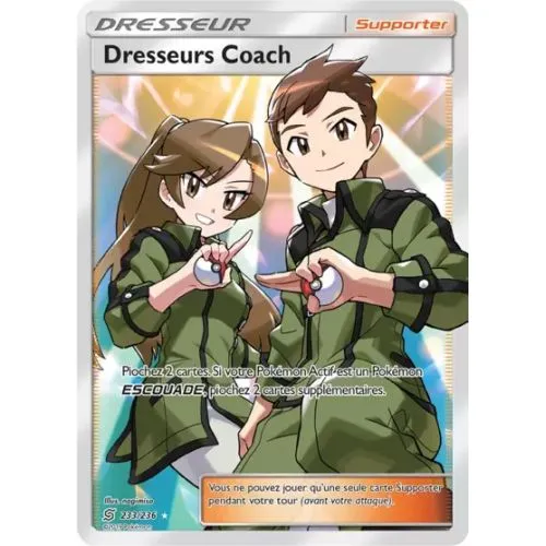 Carte Pokémon : Dresseurs Coach (UNM 233) (Near Mint) occ