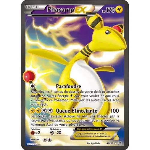 Carte Pokémon : Pharamp EX (AOR 87) (Light Played) occ