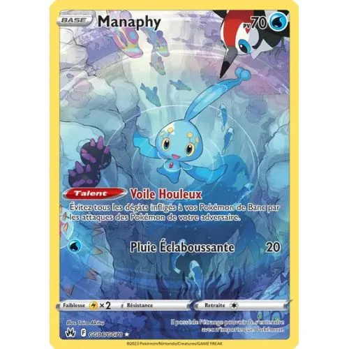 Carte Pokémon : Manaphy (CRZ GG06) Near Mint occ