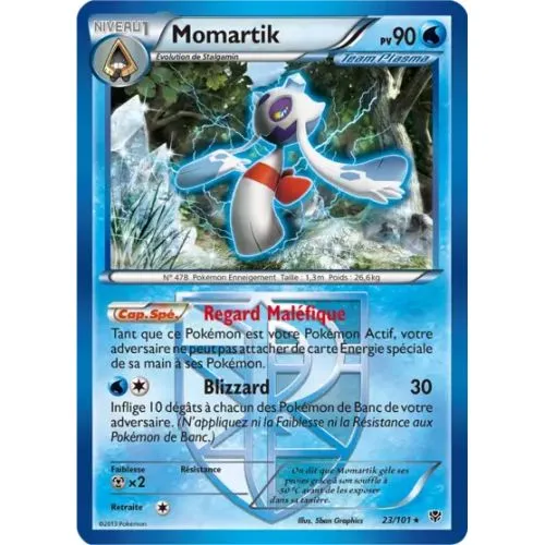 Carte Pokémon : Momartik (Reverse) (PLB 23) (Excellent) occ