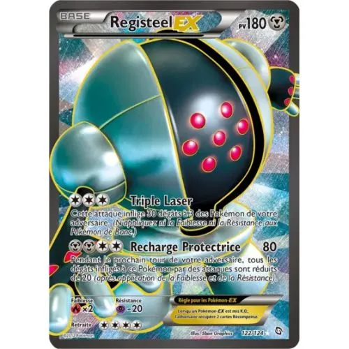 Carte Pokémon : Registeel EX (DRX 122) (Light Played) occ