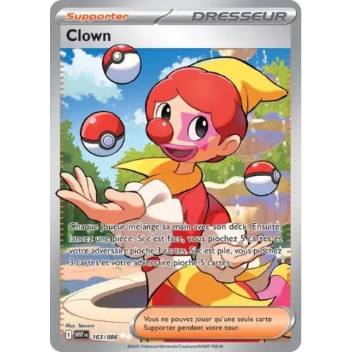 Carte Pokémon : Clown (WHT 163) Near Mint occ