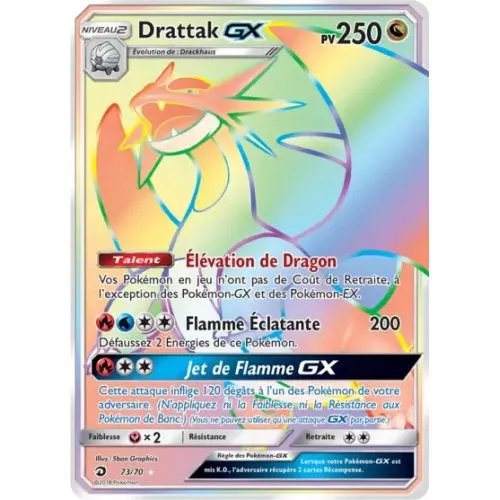 Carte Pokémon : Drattak GX (DRM 73) (Mint) occ