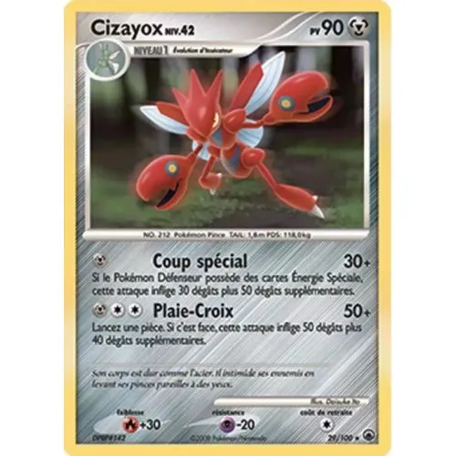 Carte Pokémon : Cizayox Lv.42 (MD 29) (Reverse) (Good) occ