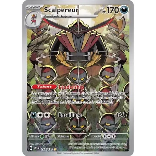 Carte Pokémon : Scalpereur (SVI 220) (Near Mint) occ