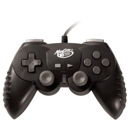 Manette PS2 Non Officielle Mad Catz Noire occ